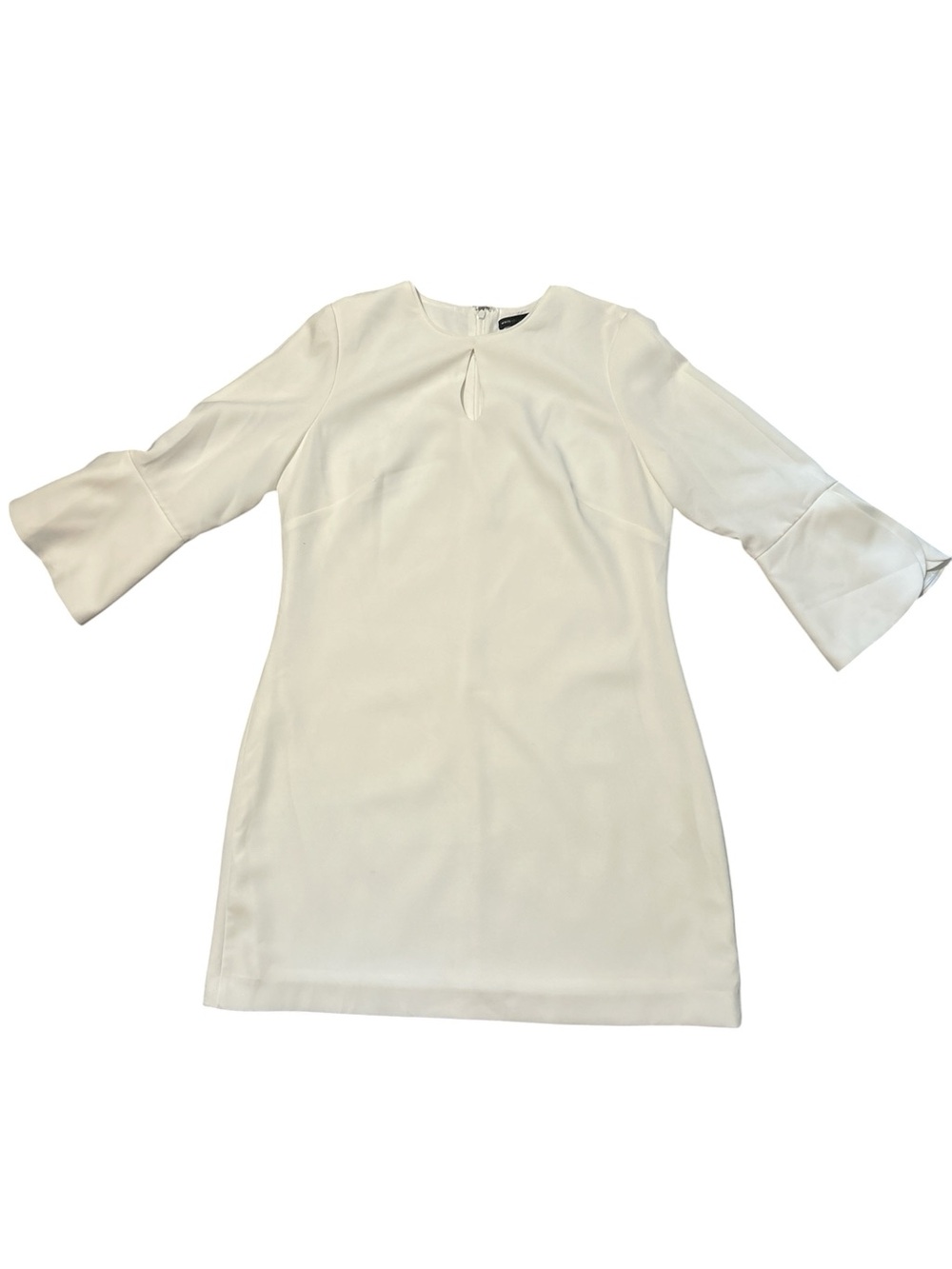 White House Black Market Elegant white Women's Dress, 12. NWOT